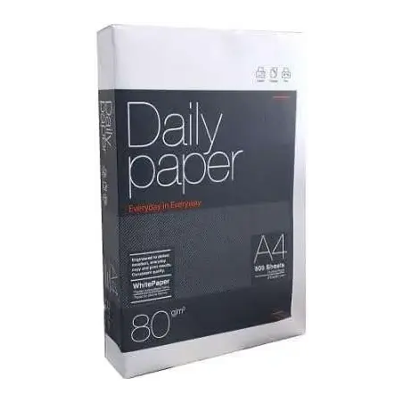 Daily Paper Papel A4 80gr. 210x297mm (500 Hojas) Blanco | Ahorro Imprimiendo