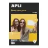 Apli Papel Fotografico Bestprice A4 140gr - Acabado Brillante - 100 Hojas | Ahorro Imprimiendo