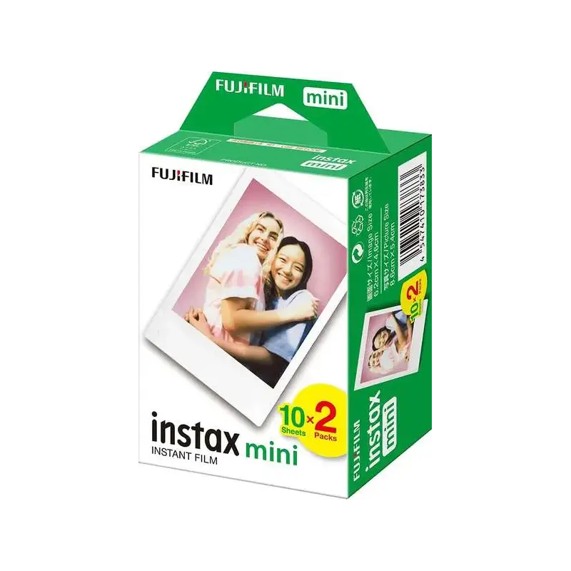 Fujifilm Instax mini Pack de 2x10 Peliculas de Fotos Instantaneas - Validas para todas las Camaras mini de Instax - Formato de I