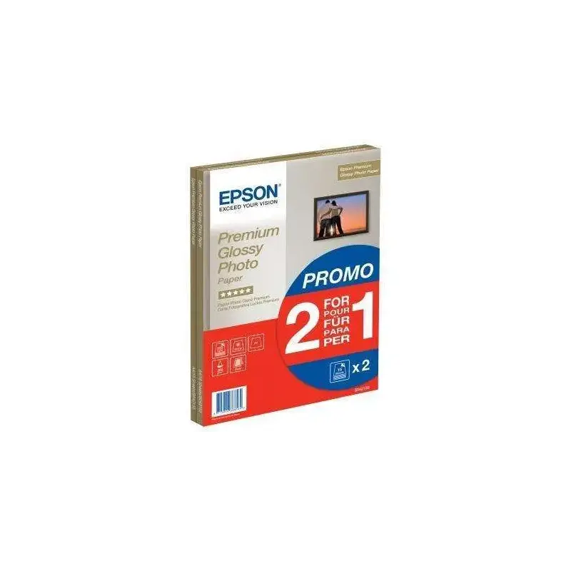 Epson C13S042169 Papel Fotografico A4 255gr - Acabado Brillante - 30 Hojas - para Impresoras de Tinta | Ahorro Imprimiendo