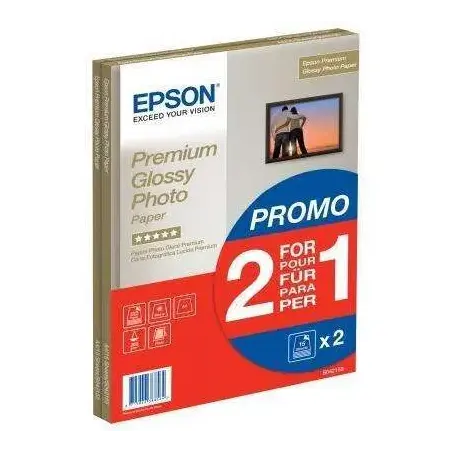 Epson C13S042169 Papel Fotografico A4 255gr - Acabado Brillante - 30 Hojas - para Impresoras de Tinta | Ahorro Imprimiendo