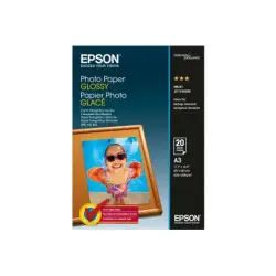 Epson Papel Fotografico Glossy A3 20 Hojas - 297x420mm - 200gr | Ahorro Imprimiendo