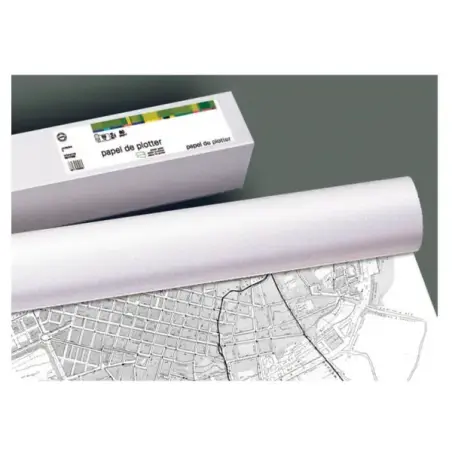 Fabrisa Plus Bobina de Papel para Plotter 90gr - Medidas 914mm x 50m | Ahorro Imprimiendo