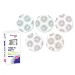 Bismark Mandalas Rollo de Papel Regalo - Medidas 70cmx200cm - 5 Diseños Diferentes | Ahorro Imprimiendo