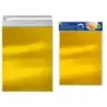 Bismark Pack de 4 Sobres Metalizados - Medidas 324x254mm - Cierre Autoadhesivo - Ideal para Regalos - Color Oro | Ahorro Imprimi