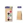 Bismark Pack de 10 Sobres Papel Kraft 50grs con 10 Pegatinas para Cierre - Medidas 19x36x6cm - Ideal para Regalos - Color Marron