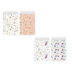 Bismark Pack de 2 Sobres Papel Kraft - Medidas 25x40cm - Ideal para Regalos - 4 Diseños Aleatorios | Ahorro Imprimiendo