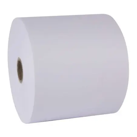 Apli Papel Electra Rollo - 57x65x12mm - Resistente al Agua y al Desgarro - Ideal para Etiquetas y Señalizacion - Blanco | Ahorro
