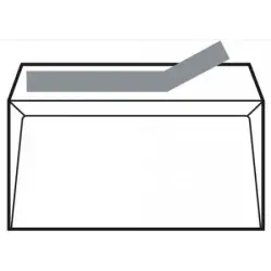 Sam Pack de 250 Sobres de Papel Offset 100grs - Medidas 260x360mm - Autoadhesivo con Tira de Silicona - Color Blanco | Ahorro Im