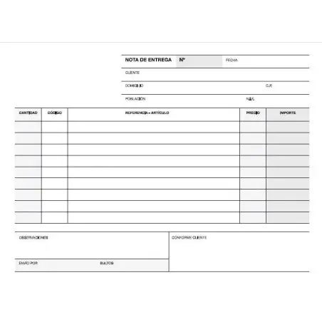 Apli Talonario Entrega 1/8 Apaisado Duplicado - Formato Apaisado - 2 Copias - Numeracion Secuencial - Papel Autocopiativo - Blan