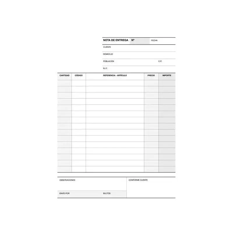 Apli Talonario Entrega 1/4 Duplicado Natural - Papel Autocopiativo - Numeracion Secuencial - 50 Juegos por Talonario | Ahorro Im