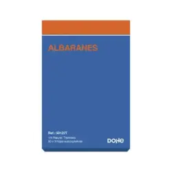 Dohe Talonarios Preimpresos a Dos Tintas en Papel Autocopiativo - 150 Hojas - Cuarto Natural - Triplicado | Ahorro Imprimiendo