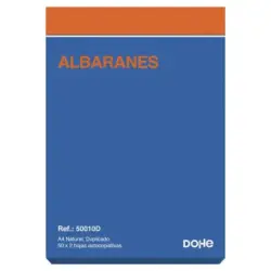 Dohe Talonario Albaranes A4 - 50 x 2 Hojas Autocopiativas | Ahorro Imprimiendo