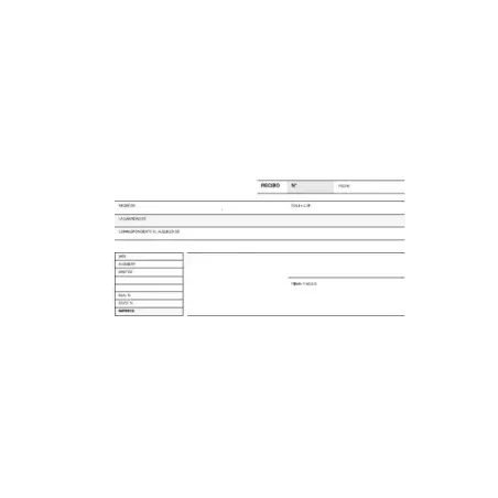 Apli Talonario de Recibos Apaisado con IVA - Modelo A-52 - Papel Litos Especial - Microperforado - Gramaje 60 g/m² | Ahorro Impr
