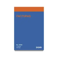 Dohe Talonarios Preimpresos a Dos Tintas - 100 Hojas - Cuarto Natural - Sencillo | Ahorro Imprimiendo