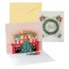 Dohe Chimenea Tarjeta 3D de Felicitacion Navideña con Sobre - Tamaño 15x17.5cm - Impresas a todo Color | Ahorro Imprimiendo