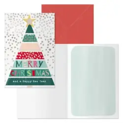 Dohe Natale Pack de 6 Tarjetas de Felicitacion Navideña con Sobre - Tamaño Cerrada 11.5x17cm, Abierta 23x17cm - Papel Offset - I