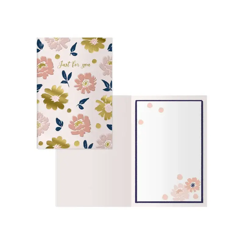 Dohe Pack de 6 Tarjetas de Felicitacion - 11.5x17cm - Impresion a Todo Color - Estampaciones con Pelicula de Color - Estampacion