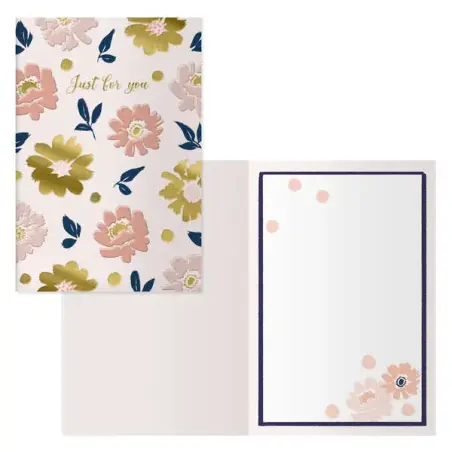 Dohe Pack de 6 Tarjetas de Felicitacion - 11.5x17cm - Impresion a Todo Color - Estampaciones con Pelicula de Color - Estampacion