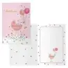 Dohe Cochecito Pack de 6 Tarjetas de Felicitacion para Nacimientos - 11.5x17cm - Impresas a Todo Color - Estampaciones con Pelic