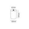 Oqonos Rollo de Papel Termico 57x40x12mm, Libre de BPA, FSC | Ahorro Imprimiendo