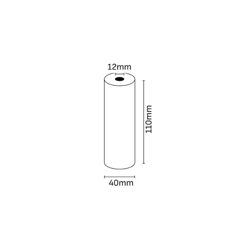 Oqonos Rollo de Papel Termico 110x40x12mm, Libre de BPA, FSC | Ahorro Imprimiendo