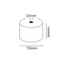 Oqonos Rollo de Papel Termico 44x70x12mm, Libre de BPA, FSC | Ahorro Imprimiendo