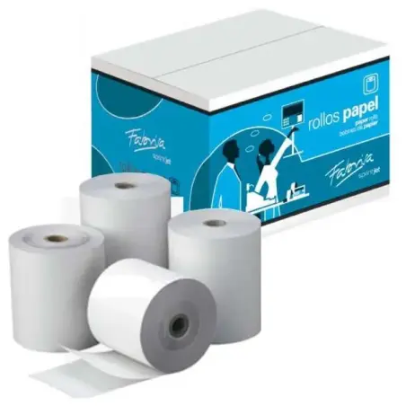 Fabrisa Rollo de Papel Autocopiativo - Medidas 75x65x12mm | Ahorro Imprimiendo