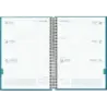 Dohe System Agenda Escolar 25/26 Espiral A5 - Semana Vista - Papel 70g/m2 - Cubierta de Carton Plastificado - Color Azul | Ahorr