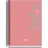 Dohe System Agenda Escolar 25/26 Espiral A5 - Semana Vista - Papel 70g/m2 - Cubierta de Carton Plastificado - Color Rosa | Ahorr