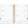 Dohe Bubbles Agenda Escolar 25/26 Espiral A5 - Semana Vista - Papel 70g/m2 - 4 Hojas de Pegatinas - Cubierta de Carton Plastific