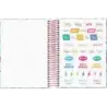 Dohe Blossom Agenda Escolar 25/26 Espiral A6 - Dia Pagina - Papel 70g/m2 - 4 Hojas de Pegatinas - Cubierta de Carton Plastificad