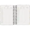 Dohe C´est la Vie Agenda Escolar 25/26 Espiral Wire’o A6 - Dia Pagina - Papel 80g/m2 - 4 Hojas de Pegatinas - Cubierta de Carton