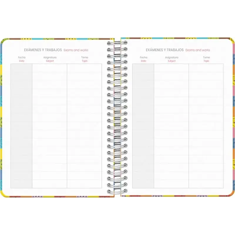 Dohe Playmobil Unite As One Agenda Escolar 25/26 Espiral Wire’o A5 - Semana Vista - Papel 80g/m2 - 4 Hojas de Pegatinas - Cubier