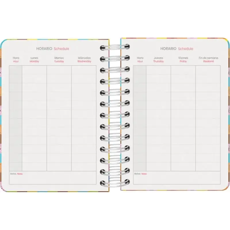 Dohe Playmobil Unite As One Agenda Escolar 25/26 Espiral Wire’o A6 - Dia Pagina - Papel 80g/m2 - 4 Hojas de Pegatinas - Cubierta