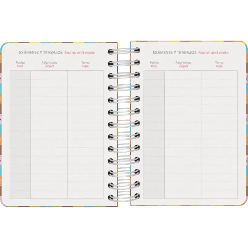 Dohe Playmobil Unite As One Agenda Escolar 25/26 Espiral Wire’o A6 - Dia Pagina - Papel 80g/m2 - 4 Hojas de Pegatinas - Cubierta