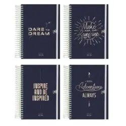 Oxford So Chic Agenda Escolar 25/26 Espiral Dia Pagina - Tamaño 8º - Tapa Extradura - Esquinas Microperforadas - Espacio para No