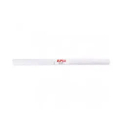 Apli Rollo de Polipropileno Transparente 3x0.50m 50 micras - Adhesivo Reposicionable - Sistema Easy Peel - Cuadricula de Precisi
