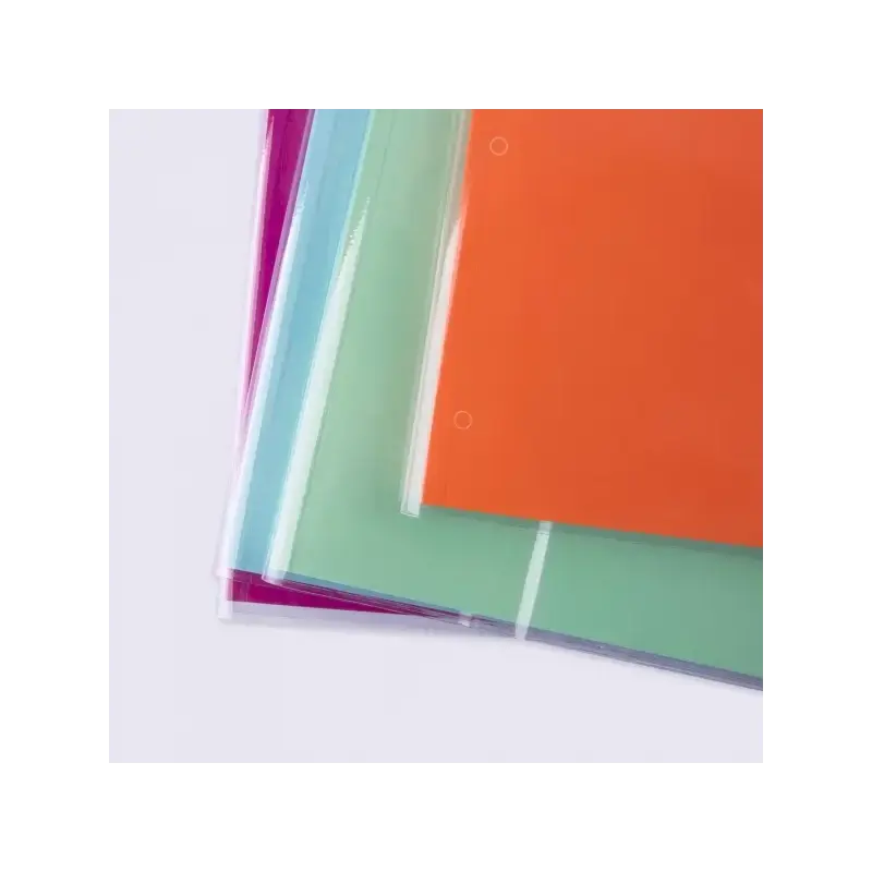 Apli Caja de 100 Forros para Libros 280mm PVC 130 micras - Solapa Autoajustable - Facil Forrado en 3 Pasos - Transparente | Ahor