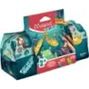 Maped Jungle Fever Bebes Estuche de Tela con 12 Lapices de Colores Jumbo Jungle Fever (A partir de 2 años) y 12 Rotuladores de C
