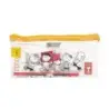 Safta Snoopy Pack Escolar con Portatodo de PVC - Cierre ZIP - Regla 15cm - 2 Lapices - Sacapuntas - Goma - Bloc de Notas con 70