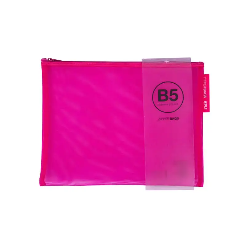 Apli Sobres Porta-Todo Nylon Transpirable - Tamaño B5 (290x223mm) - Resistente y Duradero - Ideal para Tablets y Equipos Electro