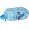 Safta Avion Portatodo - Cremallera - Asa Lateral - Color Azul Claro | Ahorro Imprimiendo