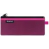 Leitz WOW Bolsa Porta-Todo Mediana 2 Compartimentos - Tamaño 85x6x210mm - Lavable y Duradera - Cierre de Cremallera - Color Fucs