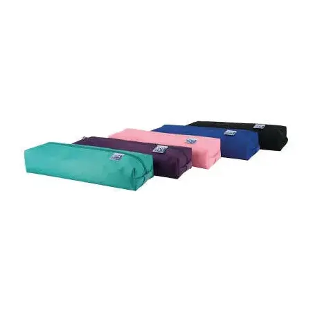 Oxford Kangoo Teens Estuche Rectangular Mediano - Goma Elastica para unirlo al Cuaderno - Colores Surtidos | Ahorro Imprimiendo