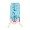 Safta Stitch Ohana Portatodo - 2 Compartimentos con Cremalleras - Asa Lateral - 1L - 210x60x80mm - Color Azul Claro | Ahorro Imp