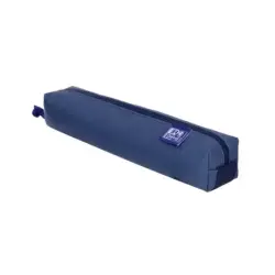 Oxford Kangoo & You Estuche Cuadrado Pequeño - Fabricados en Napa - Goma Elastica para unirlo al Cuaderno - Color Azul | Ahorro