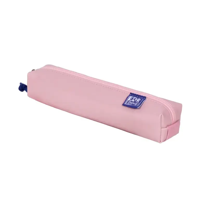 Oxford Kangoo & You Estuche Cuadrado Pequeño - Fabricados en Napa - Goma Elastica para unirlo al Cuaderno - Color Rosa | Ahorro