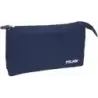 Milan Serie 1918 Estuche Portatodo 5 Compartimentos - Tejido Resistente a las Roturas y Rasgaduras - Medidas 22x12x4cm - Color A