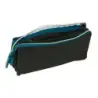 Safta Munich Land Portatodo - 3 Compartimentos con Cremalleras - Bolsillo Interior - 0.6L - 220x30x120mm - Color Azul Oscuro | A